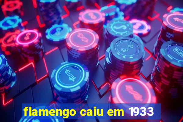 flamengo caiu em 1933